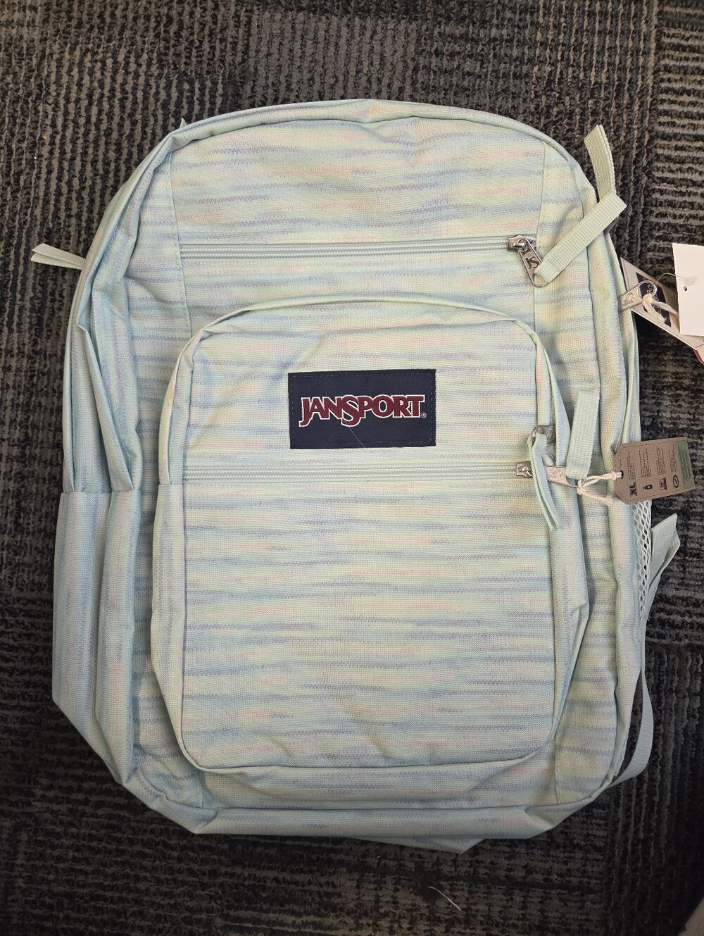 Jansport Big Student Backpack--NWT--70s Space Dye--15 in laptop pocket